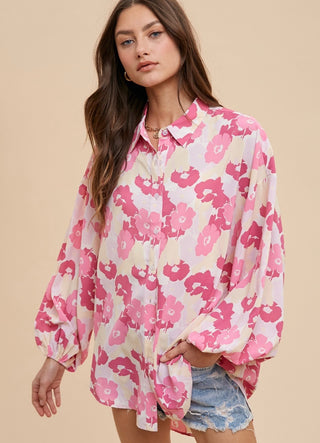 Sophie Floral Puff Sleeve Blouse
