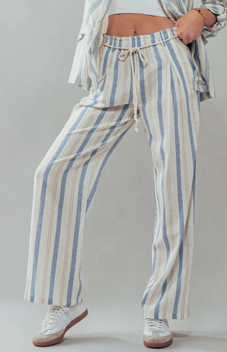 Sunset Striped Pull On Pant