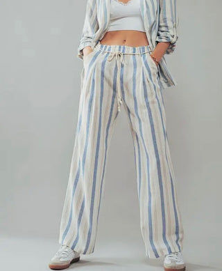 Sunset Striped Pull On Pant