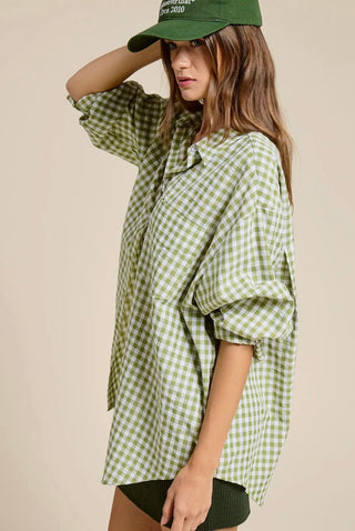 Eden Gingham Top