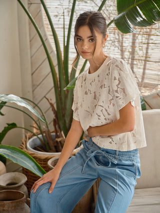 Fleur Lace Tee