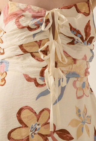 Vallie Floral Midi Dress