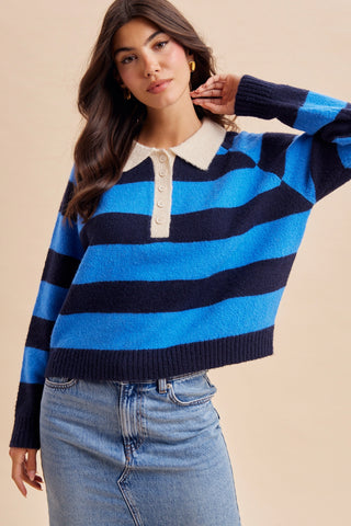 Jane Striped Rugby Sweater
