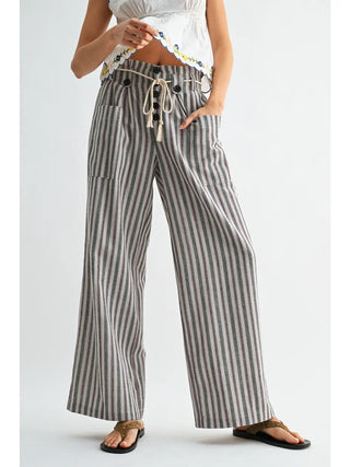 Lorelai Drawstring Linen Pants