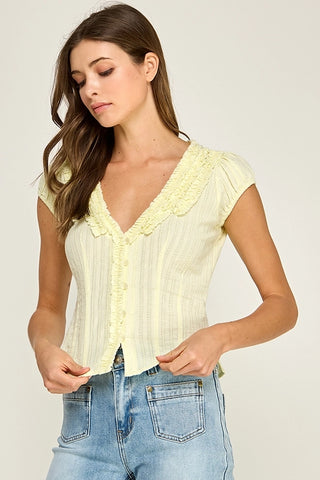 Astrid Ruffle Blouse