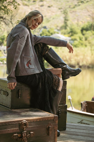 Saddle Up Cardigan Sweater