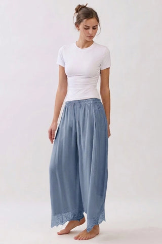 Iris Crinkled Wide Leg Pants