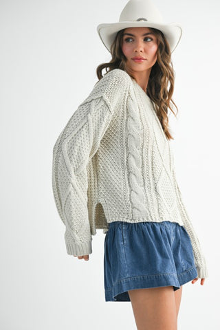 Betty Cable Knit Sweater