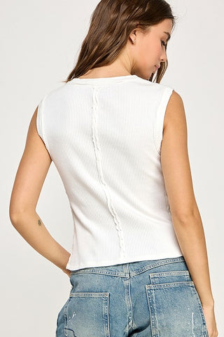 Tia Button Down Top