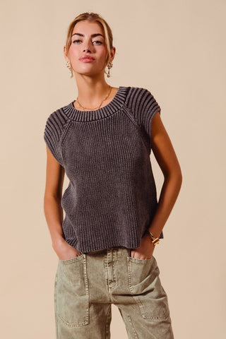 Juniper Mineral Washed Sweater