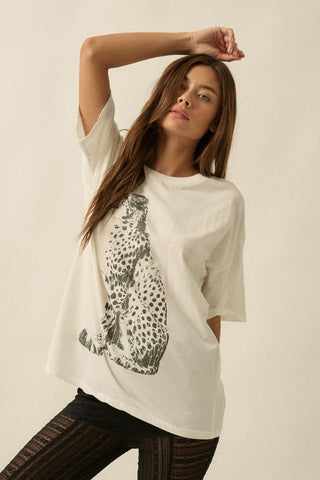Cheetah Vintage Tee