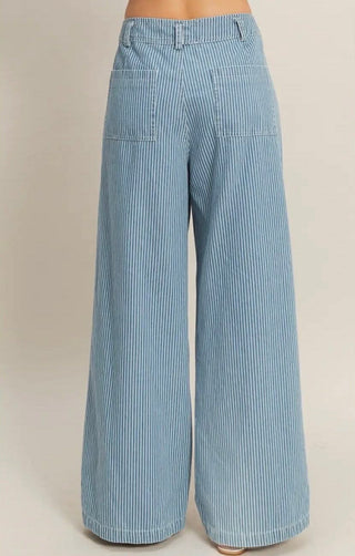 Anya Striped Denim