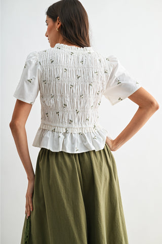 Meredith Peplum Blouse