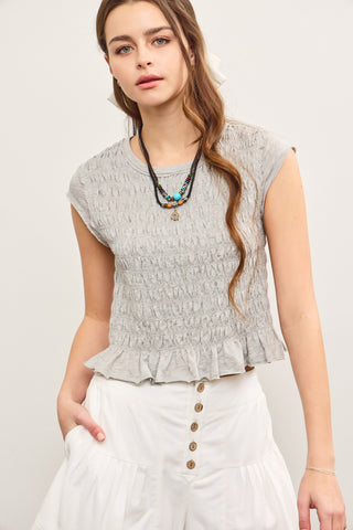 June Smocked Top