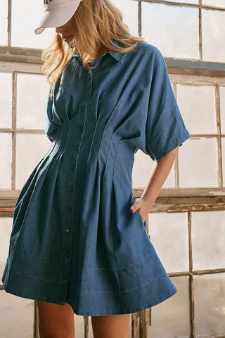 Serena  Denim Shirt Dress