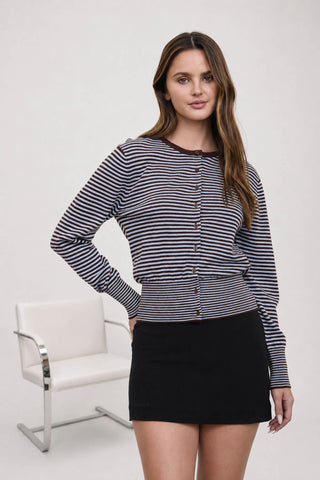Linda Stripe Cardigan