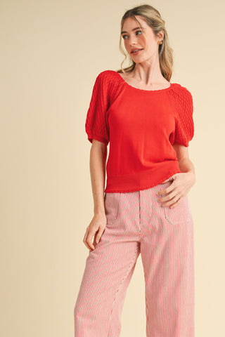 Parker Puff Sleeve Sweater