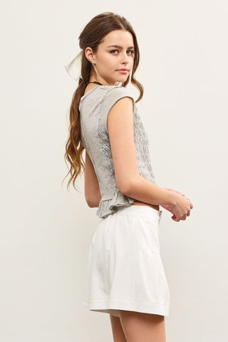 June Smocked Top