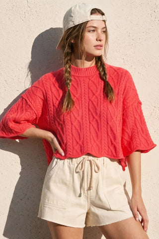 Rey Cable Sweater