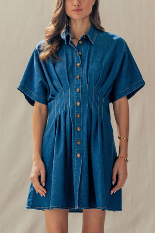 Serena  Denim Shirt Dress