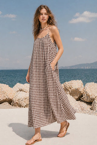 Tiana Gingham Maxi Dress Delilah's Fashion Truck & Boutique Tiana Gingham Maxi Dress Delilah's Fashion Truck & Boutique