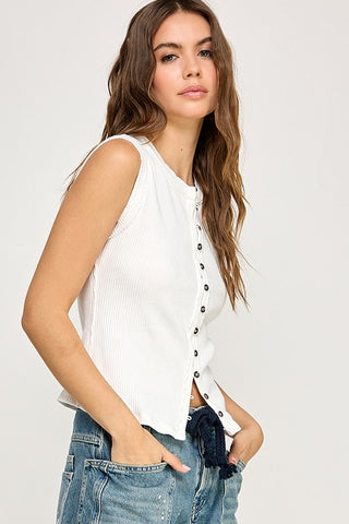 Tia Button Down Top