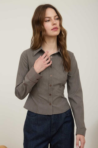 Judith Fitted Long Sleeve Button Down
