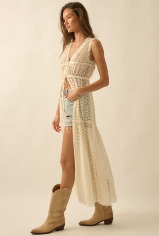 Isabella Tie Front Maxi Top