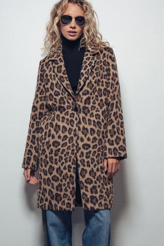 Here Kitty Leopard Coat