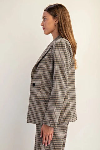 Neecy Houndstooth Blazer
