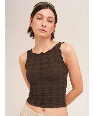 Ava Floral Edge Top