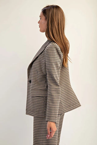 Neecy Houndstooth Blazer