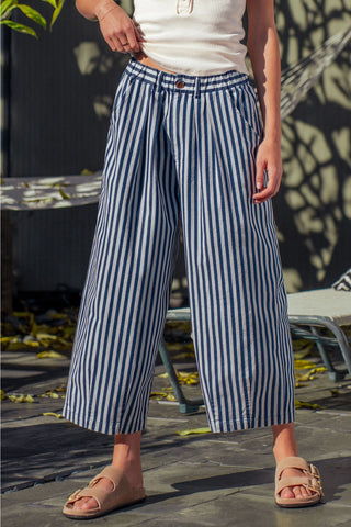 Anette Pleated Culotte Pants