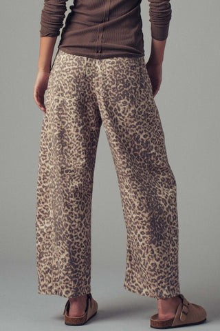 Shadows Leopard Barrel Jeans