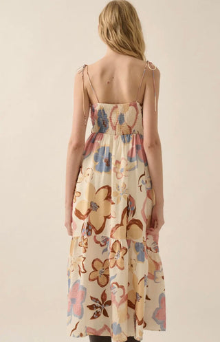 Vallie Floral Midi Dress