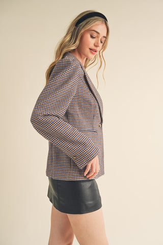 Sloane Houndstooth Blazer
