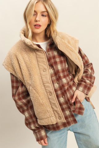 Aspen Oversized Sherpa Vest