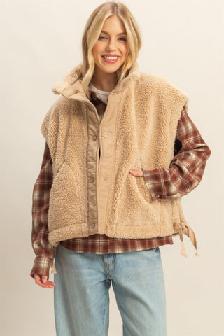 Aspen Oversized Sherpa Vest