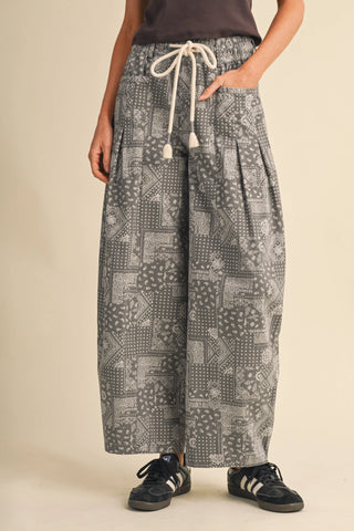 Arabella Pleated Barrel Pants
