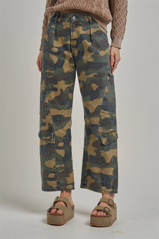 Monica Camouflage Cargo Pants