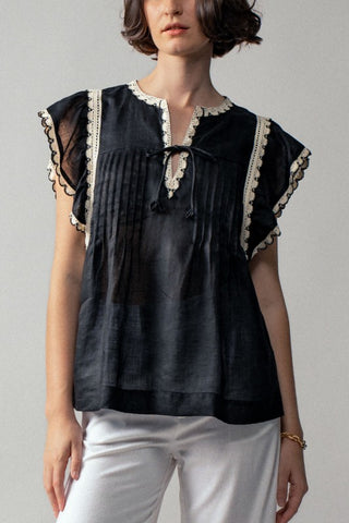 Ginny Flutter Sleeve Top