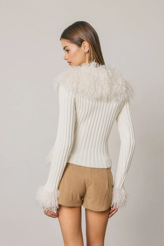 Zsa Zsa Faux Fur Cardigan