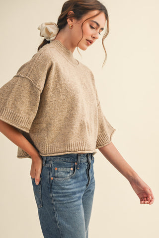 Nadia Mock Neck Sweater