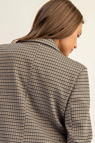 Neecy Houndstooth Blazer