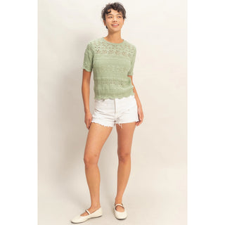 Sage Sweater Top
