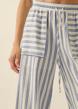 Poet Striped Wide Leg Pants
