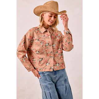 Eliza Floral Denim Jacket