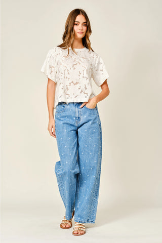 Fleur Lace Tee