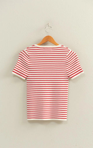 Ali Ribbed Crew Neck