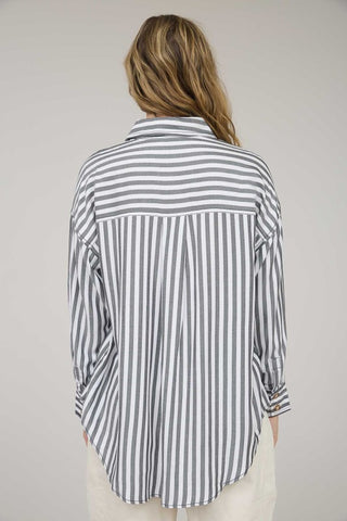 Deborah Striped Long Sleeve Top